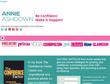 Tablet Screenshot of annieashdown.com